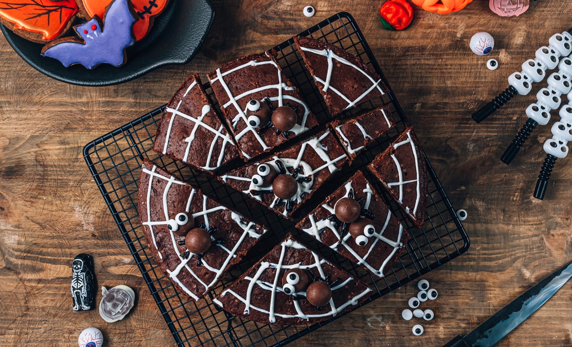 Schoko-Spinnen-Kuchen