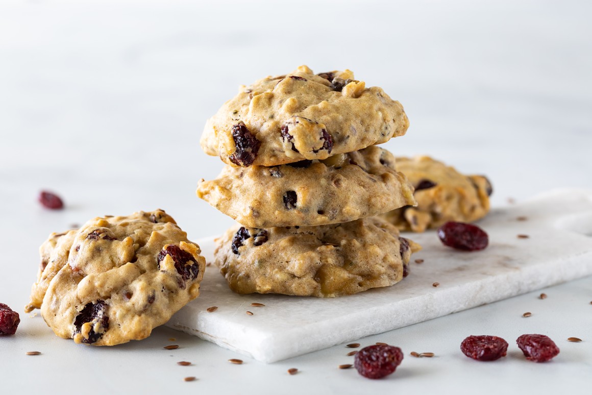 Vollkornplätzchen mit Cranberrys - Rezept