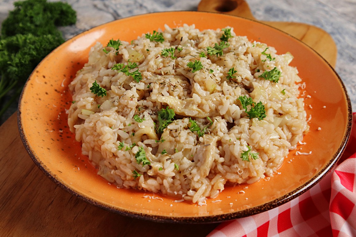 Risotto mit Austernpilzen