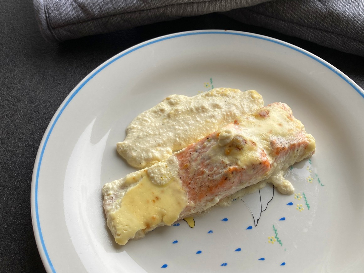 Lachsauflauf in Sahnesoße-image