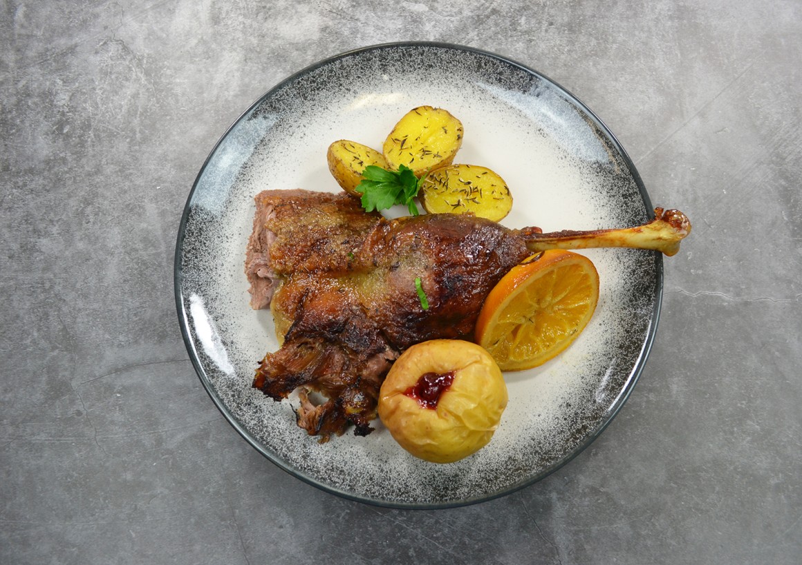 Einfache Gänsekeulen - Rezept