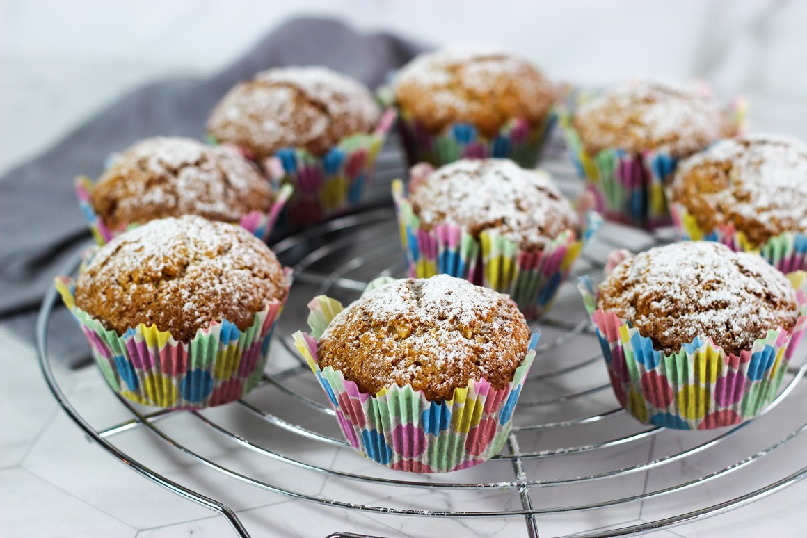 Weihnachtliche Muffins mit Spekulatius
