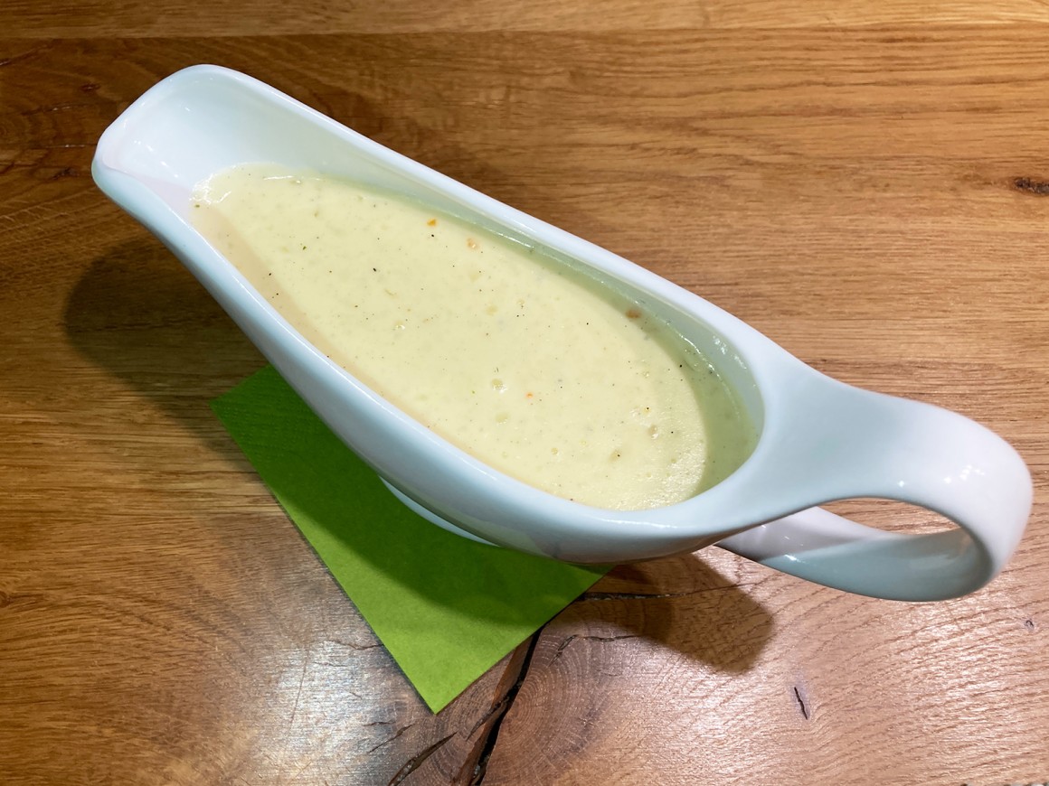 Klassische Sahnesauce mit Weißwein - Rezept