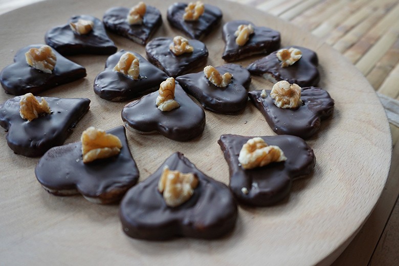 Schoko-Marzipan-Herzen