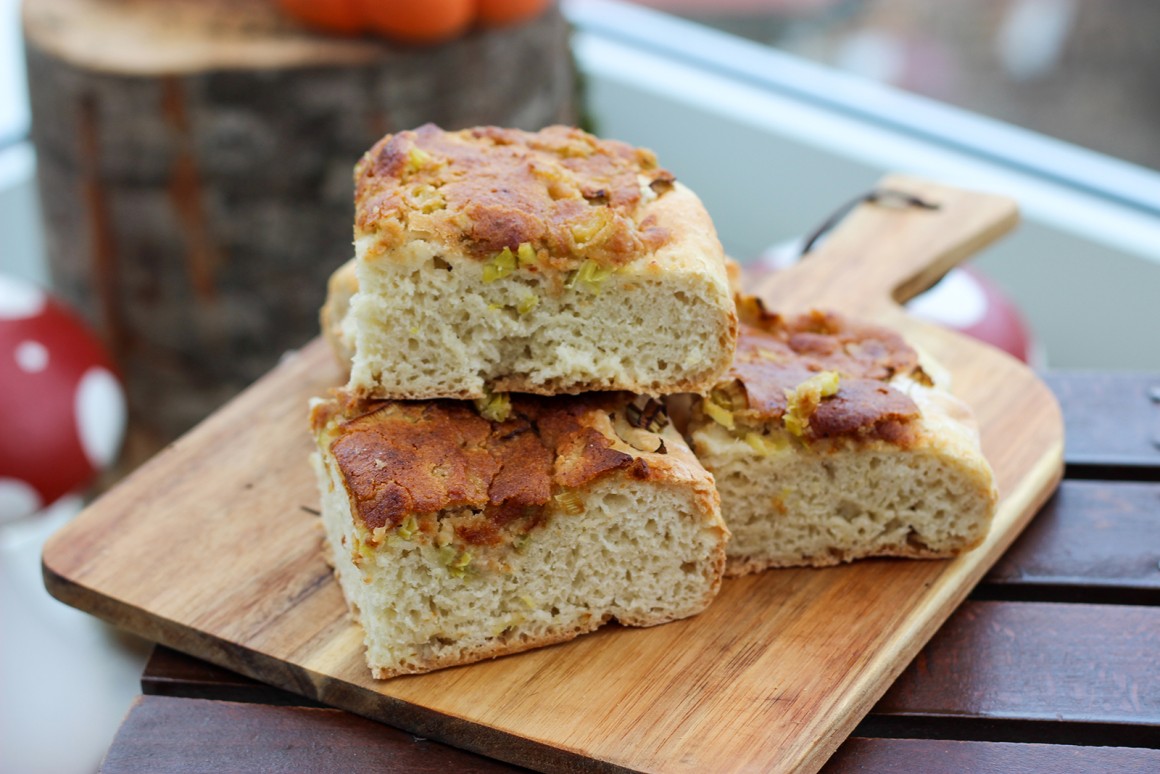 Veganer Lauchkuchen - Rezept