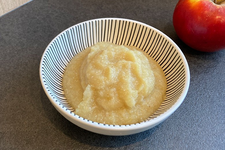 Kohlrabi-Brei mit Hühnchen