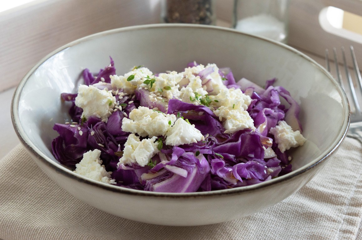 Rotkrautsalat mit Feta
