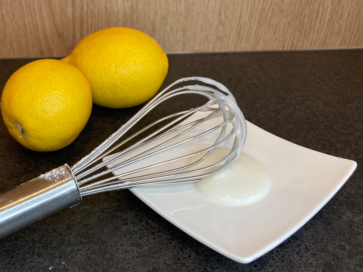 Zitronenglasur selber machen