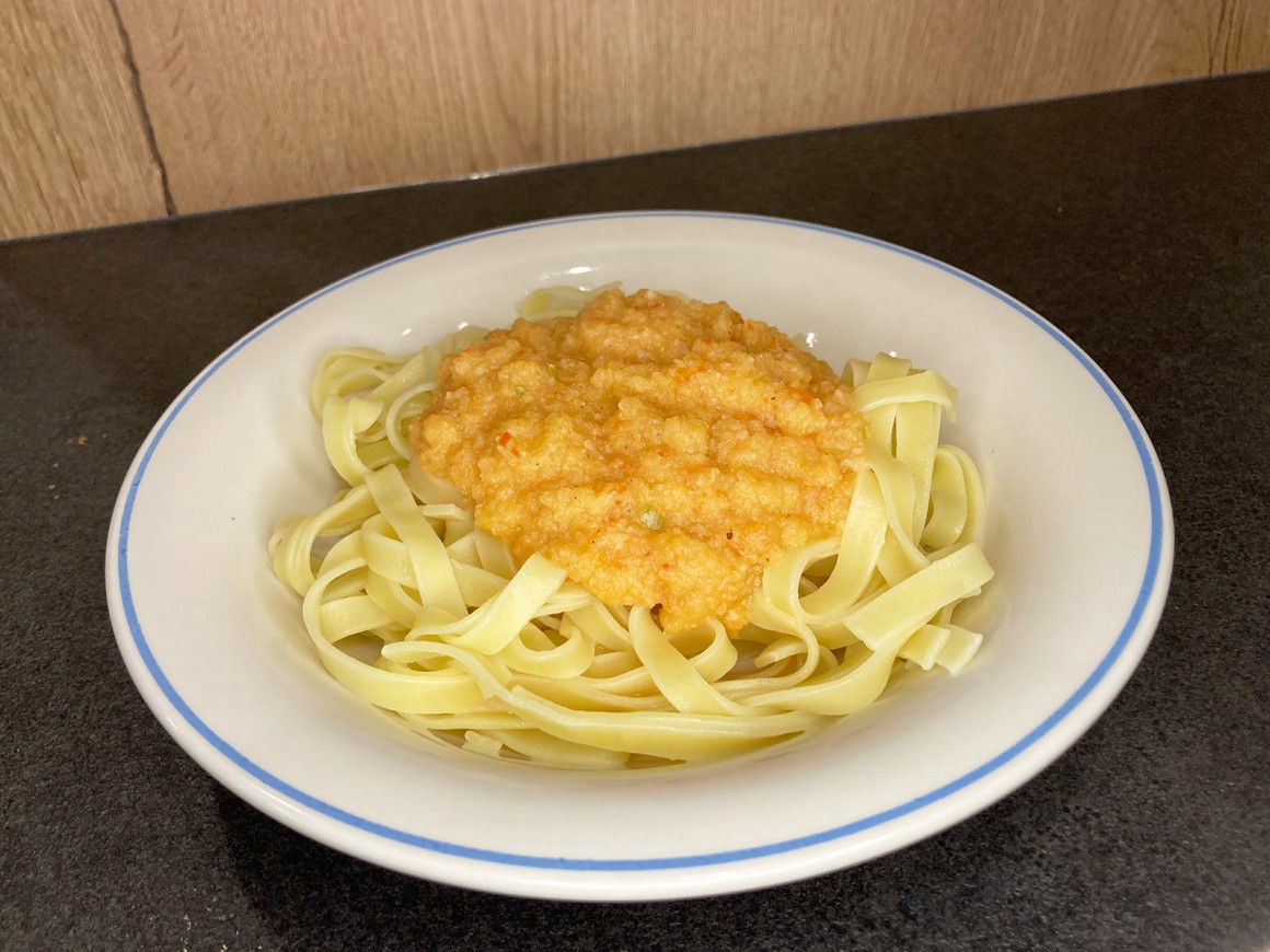 Nudeln mit Blumenkohlsauce