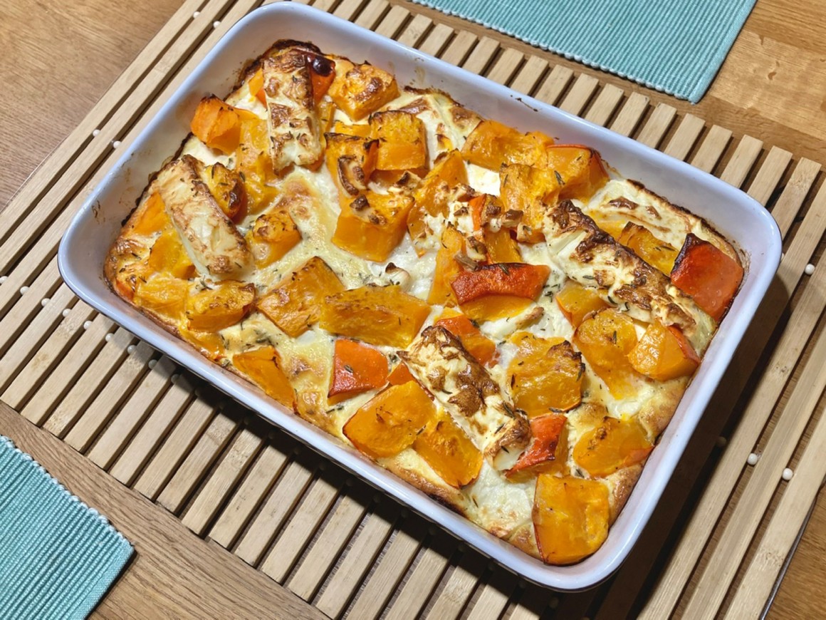Kürbisauflauf vegetarisch
