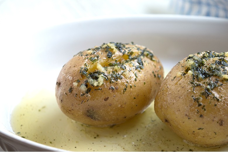 Pellkartoffeln im Backofen