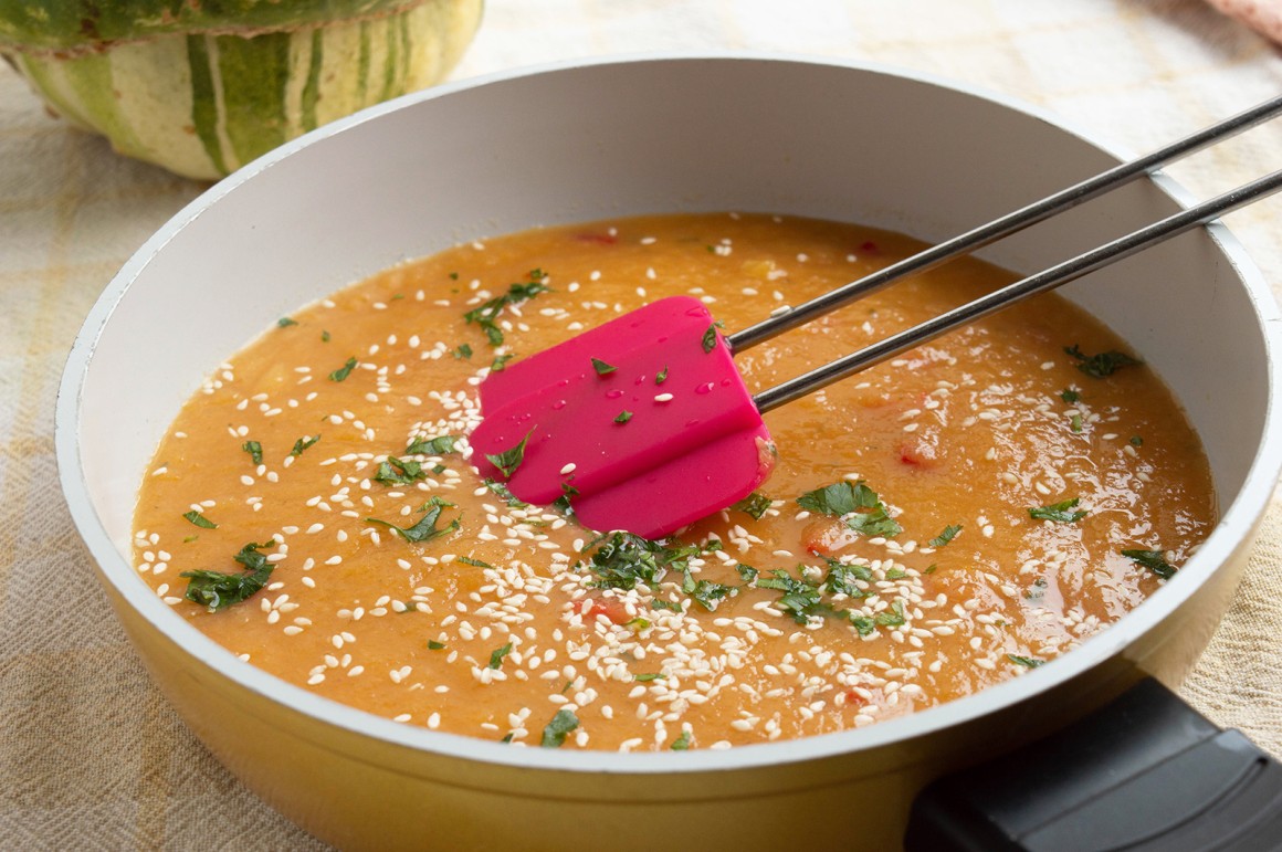 Kürbissauce mit Sesam