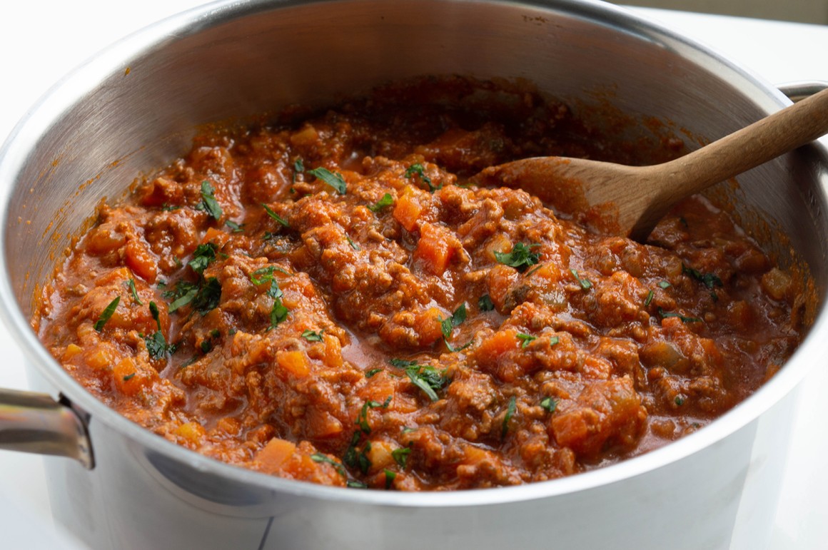 Vegane Tofu-Bolognese