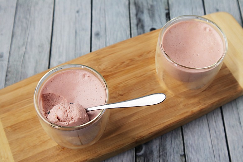 Rotweinmousse