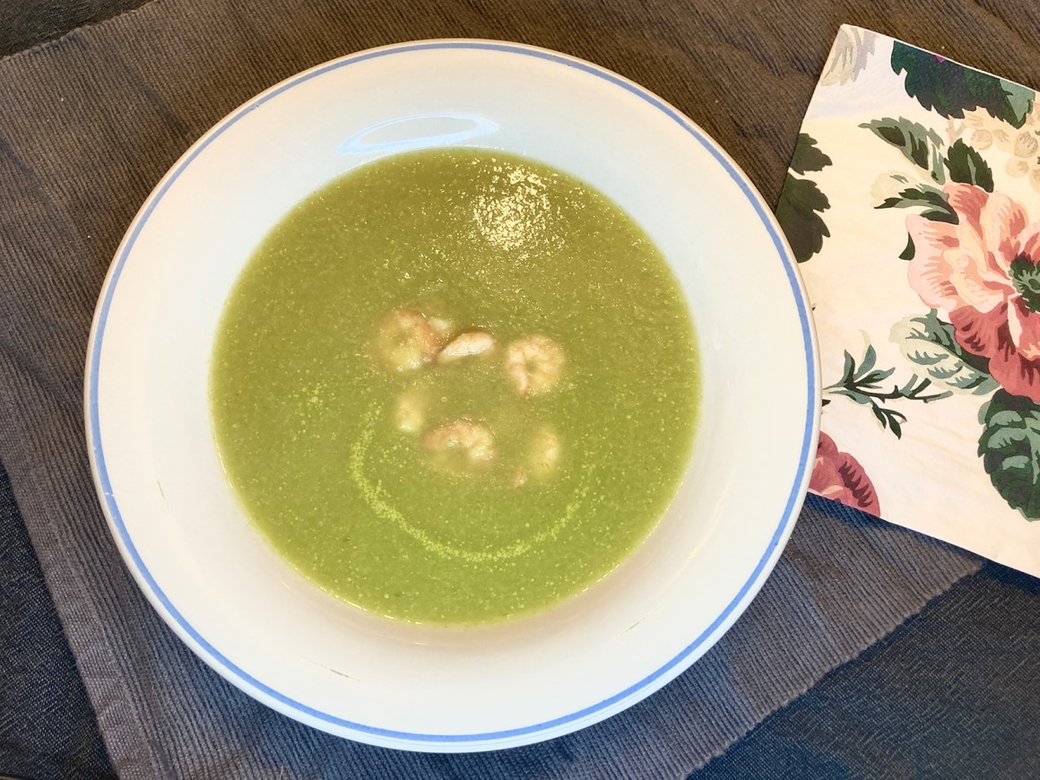 Schaumsüppchen vom grünen Spargel