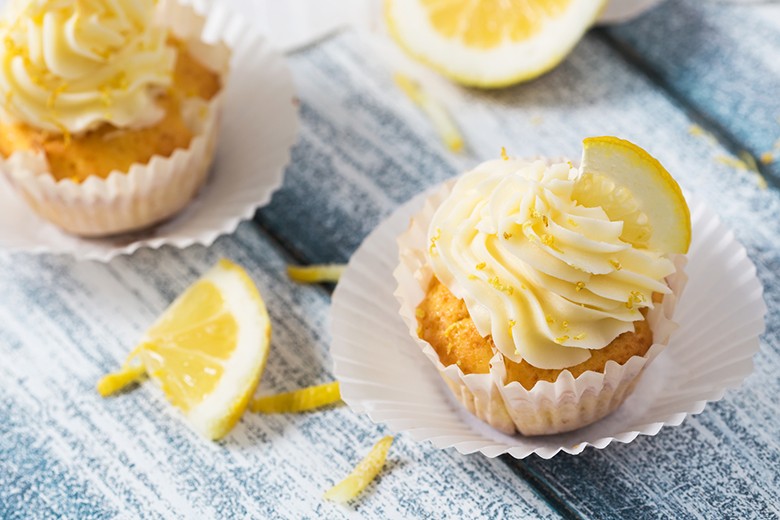 Zitronen-Cupcakes