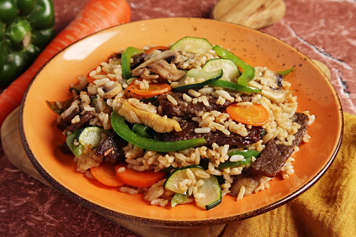 Chinapfanne mit Rindfleisch