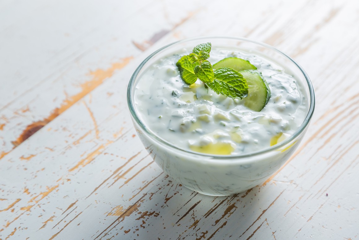 Gurkendip mit Minze