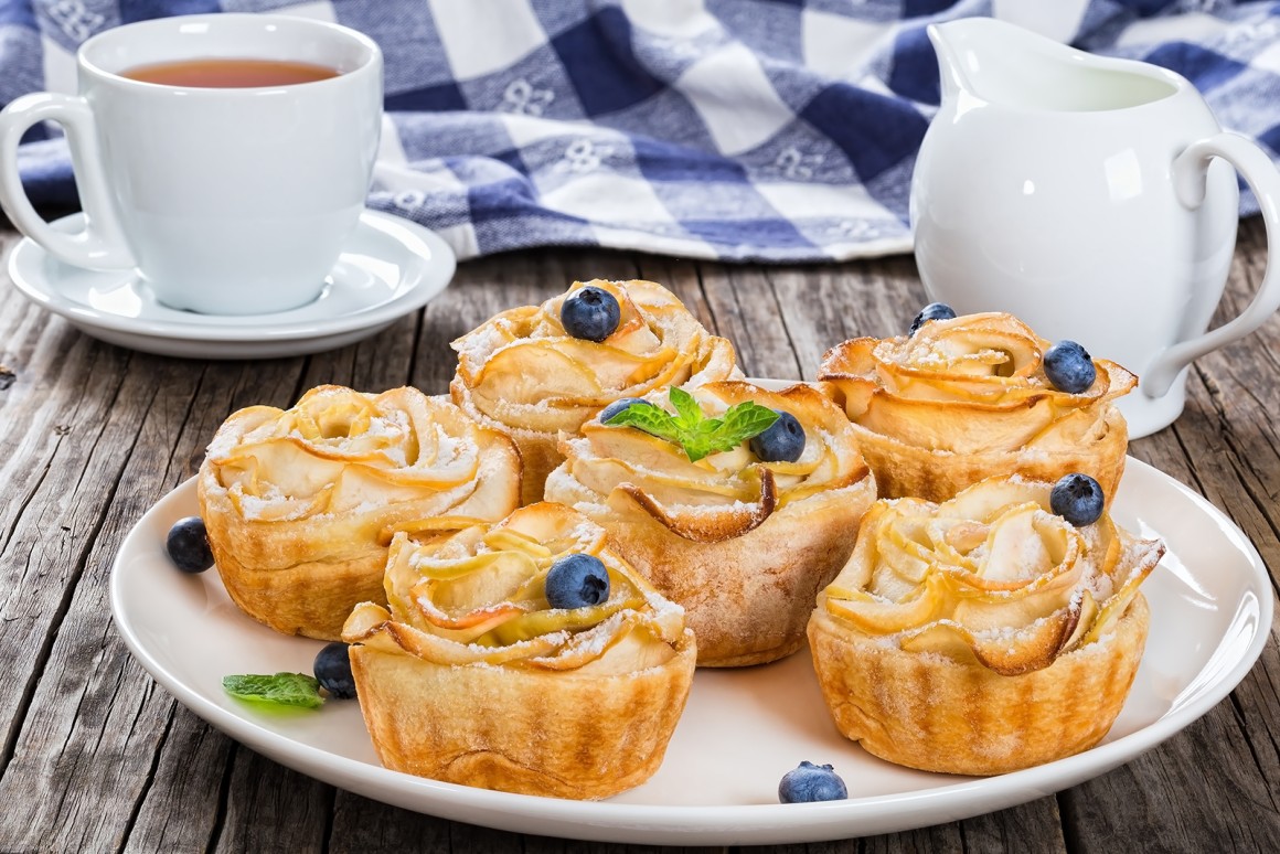 Obstrosen-Muffins