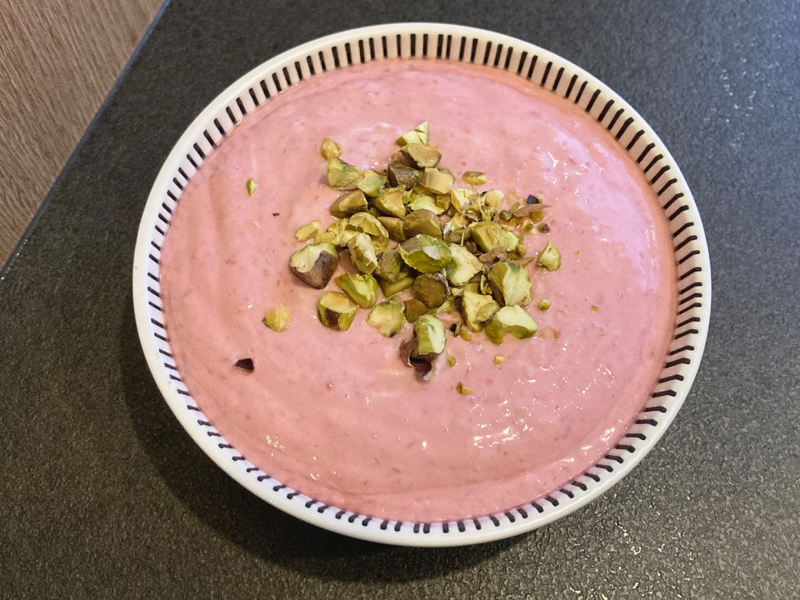 Himbeer-Pistazien-Joghurt