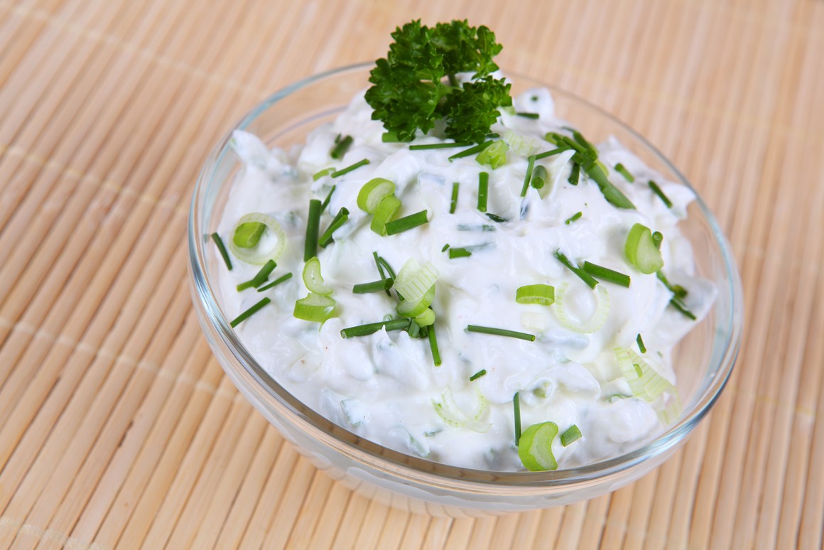 Kartoffelcreme mit Crème fraîche