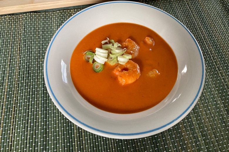 Tomatensuppe mit Kokos