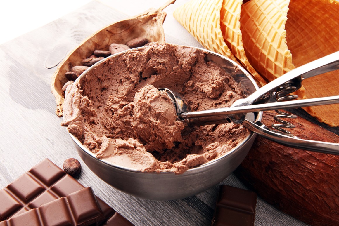 Grundrezept Schokoladen-Eis - Rezept