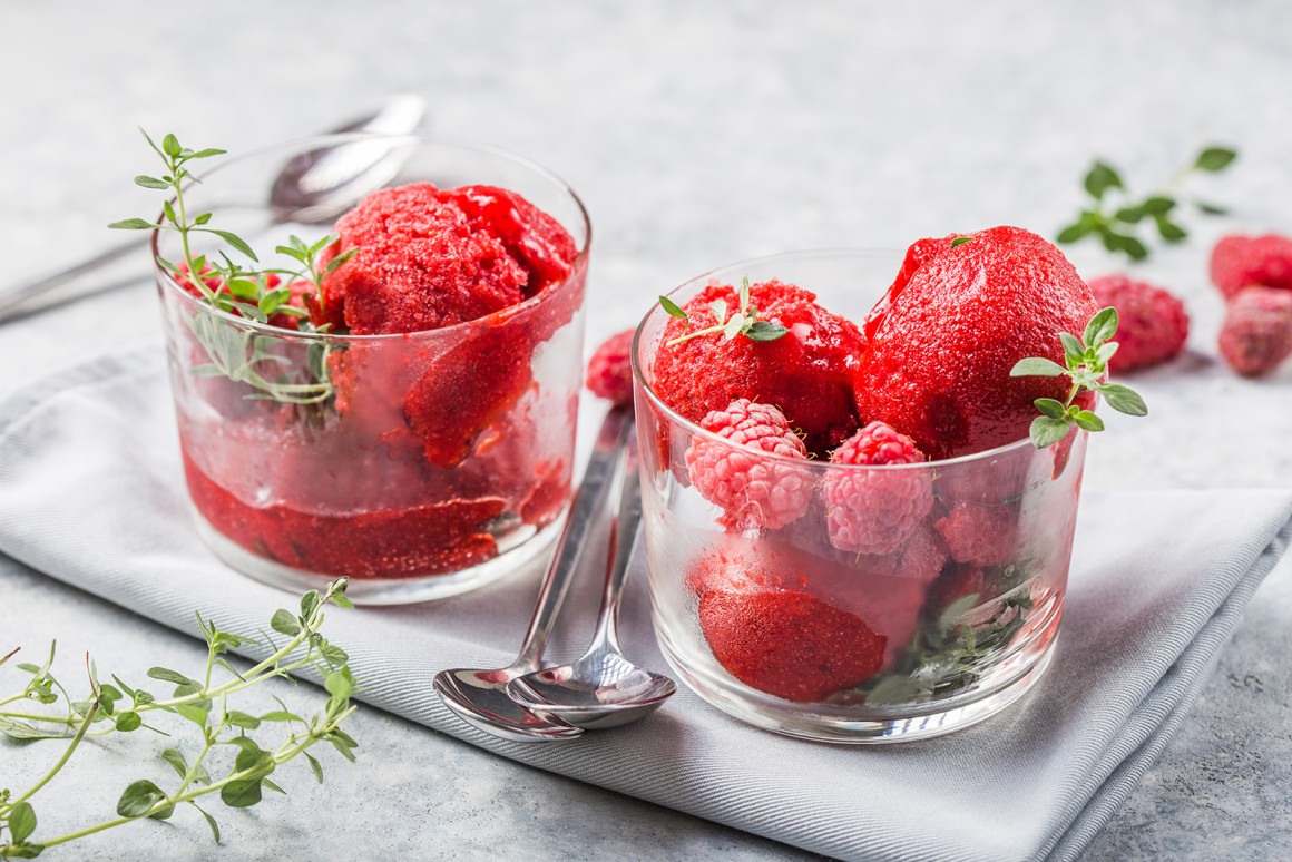 Himbeer-Sorbet - Rezept