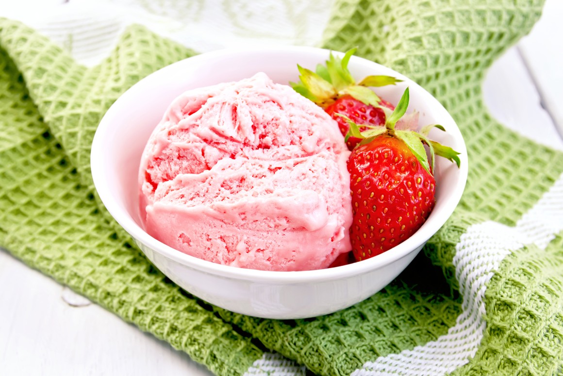 Erdbeer-Eis