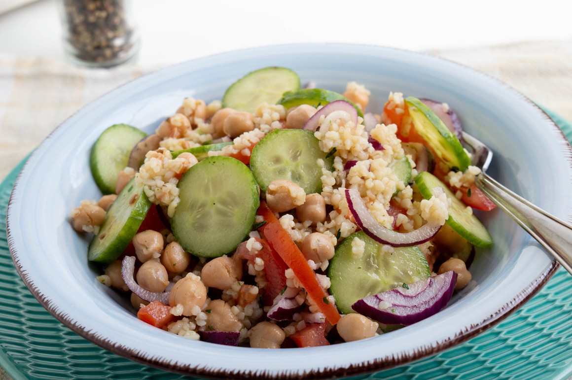Bulgur-Kichererbsen-Salat