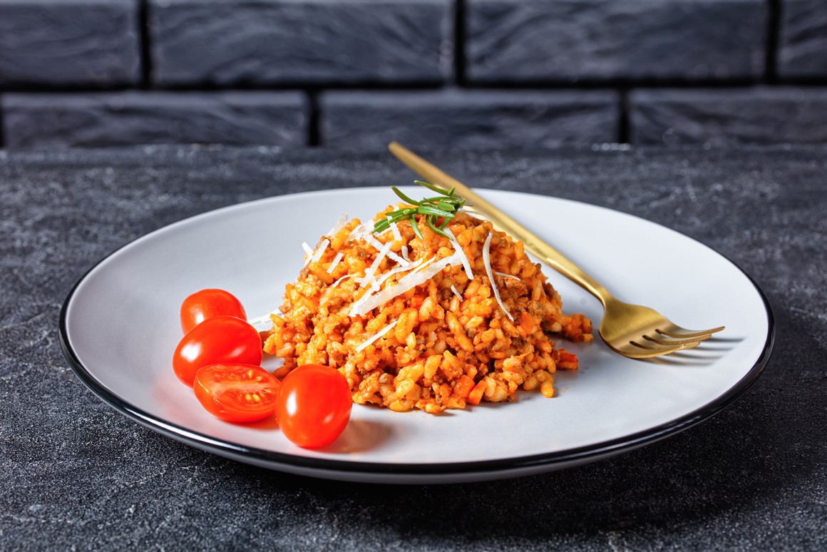 Bolognese-Reis
