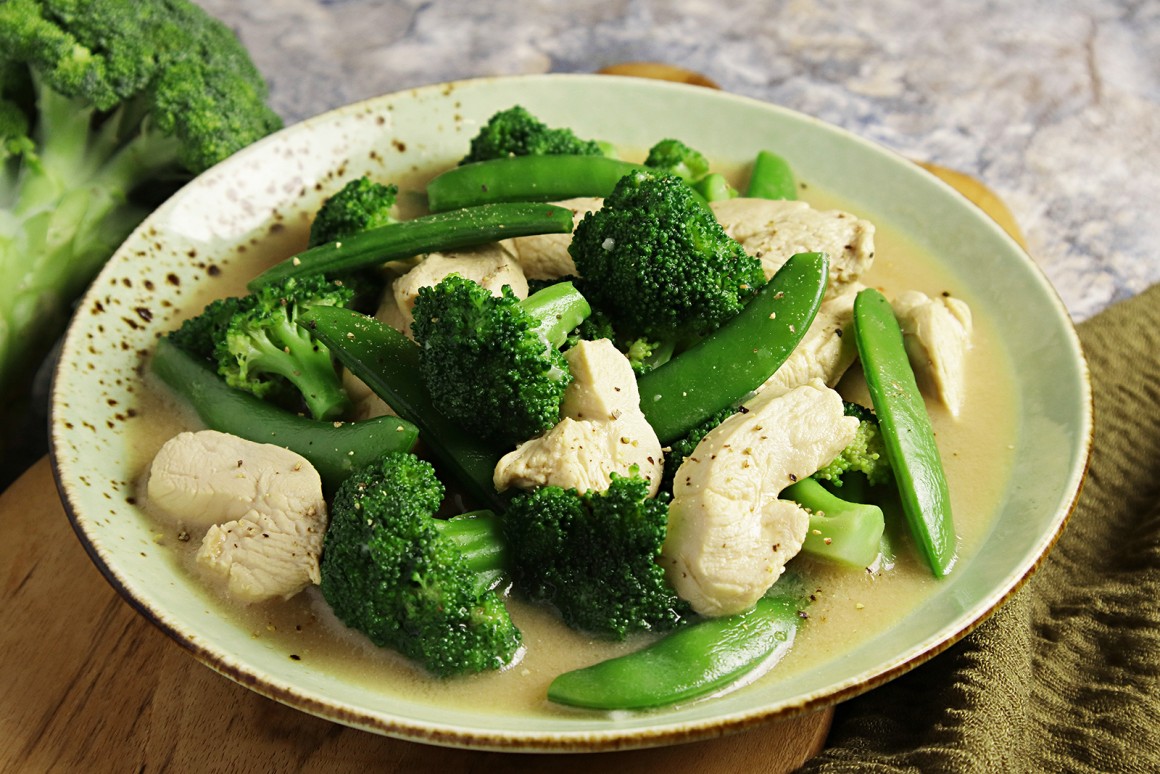 Hühnerfrikassee mit Brokkoli - Rezept