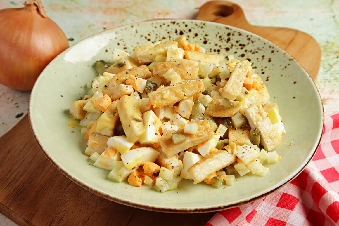 Einfacher Tofu-Salat - Rezept