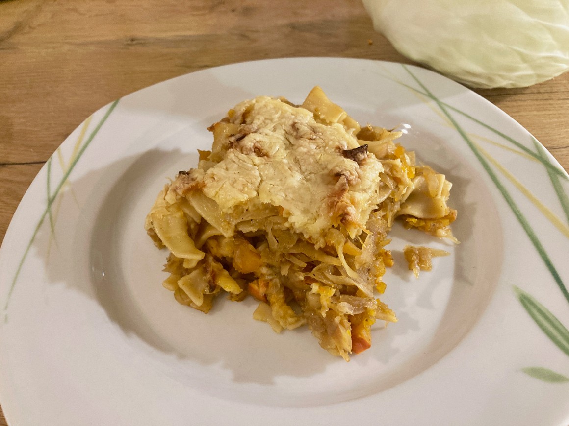 Kraut-Nudel-Auflauf