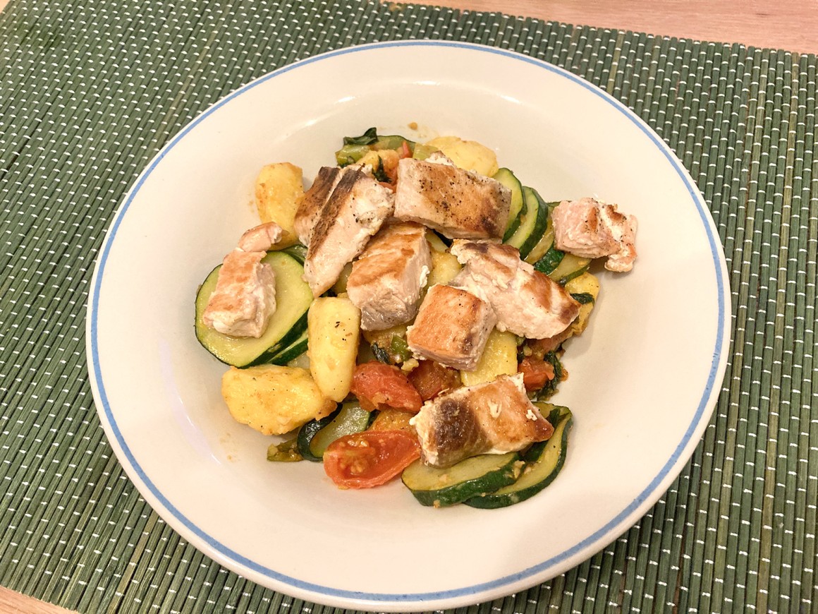 Gnocchi mit Lachs