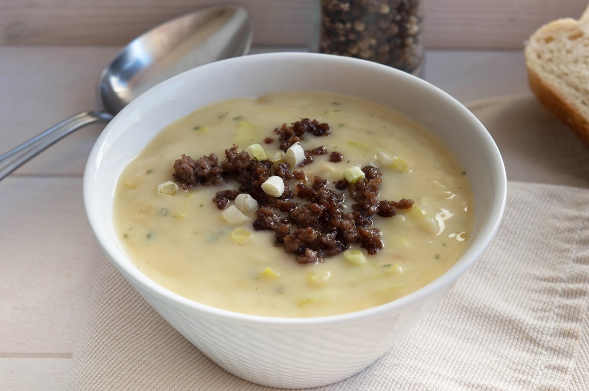 Lauch-Käse-Suppe