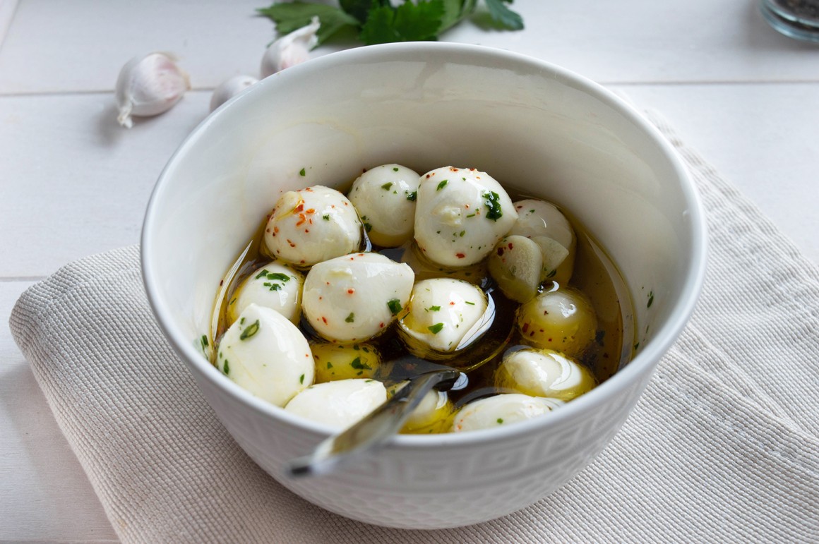 Mozzarella in Olivenöl