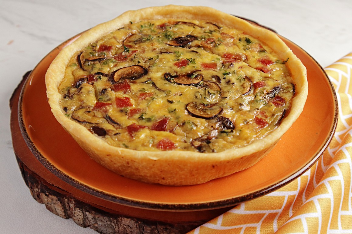 Schinken-Champignon-Tarte