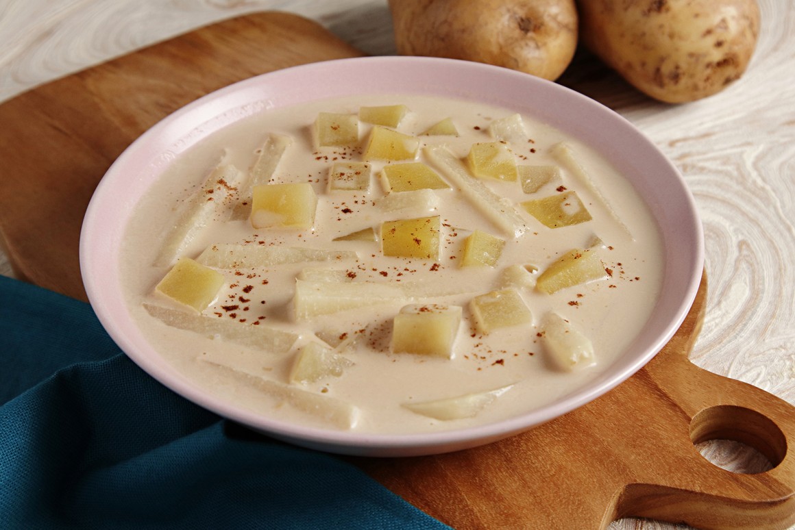 Kohlrabieintopf mit Kartoffeln