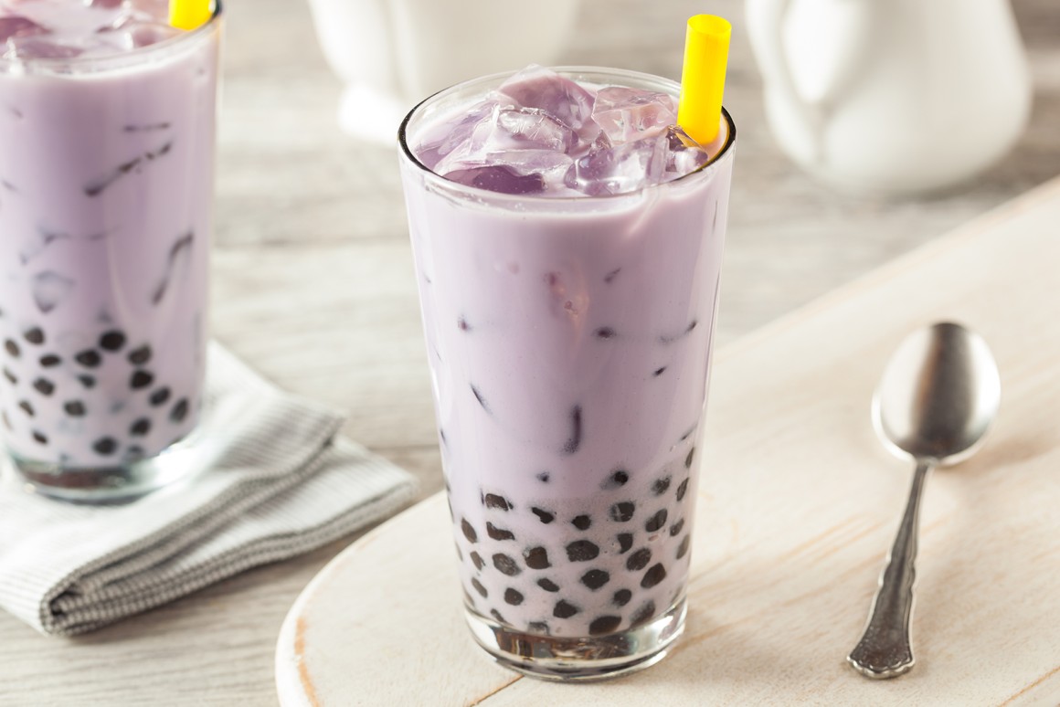 Bubble Tea mit Fruchtsaft