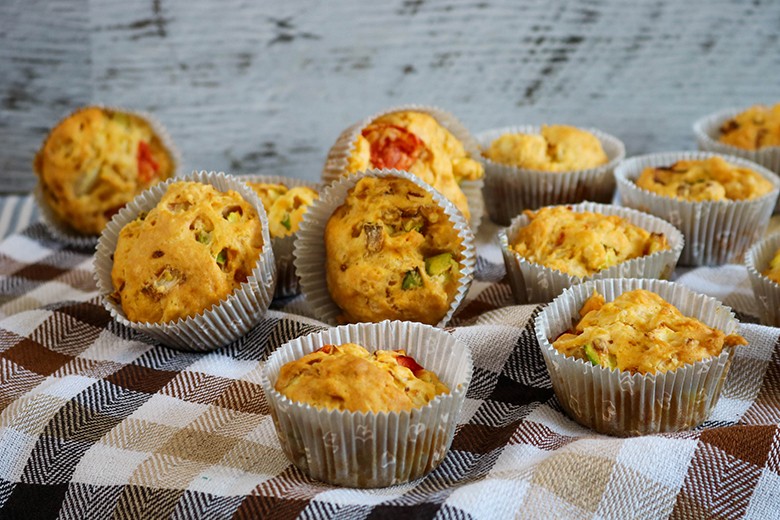 Pikante Gemüsemuffins