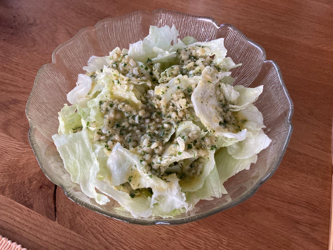 Salatsauce für grünen Salat