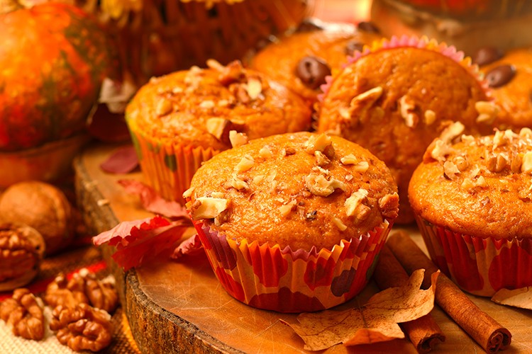 Vegane Kürbismuffins
