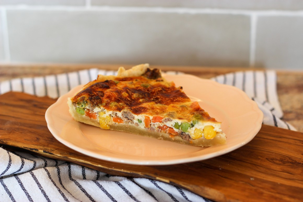 Gemüse-Quiche mit Kräutern
