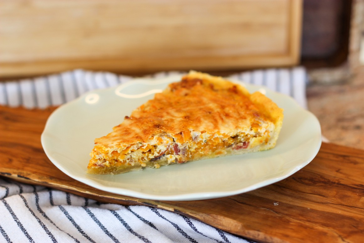 Kürbis-Quiche