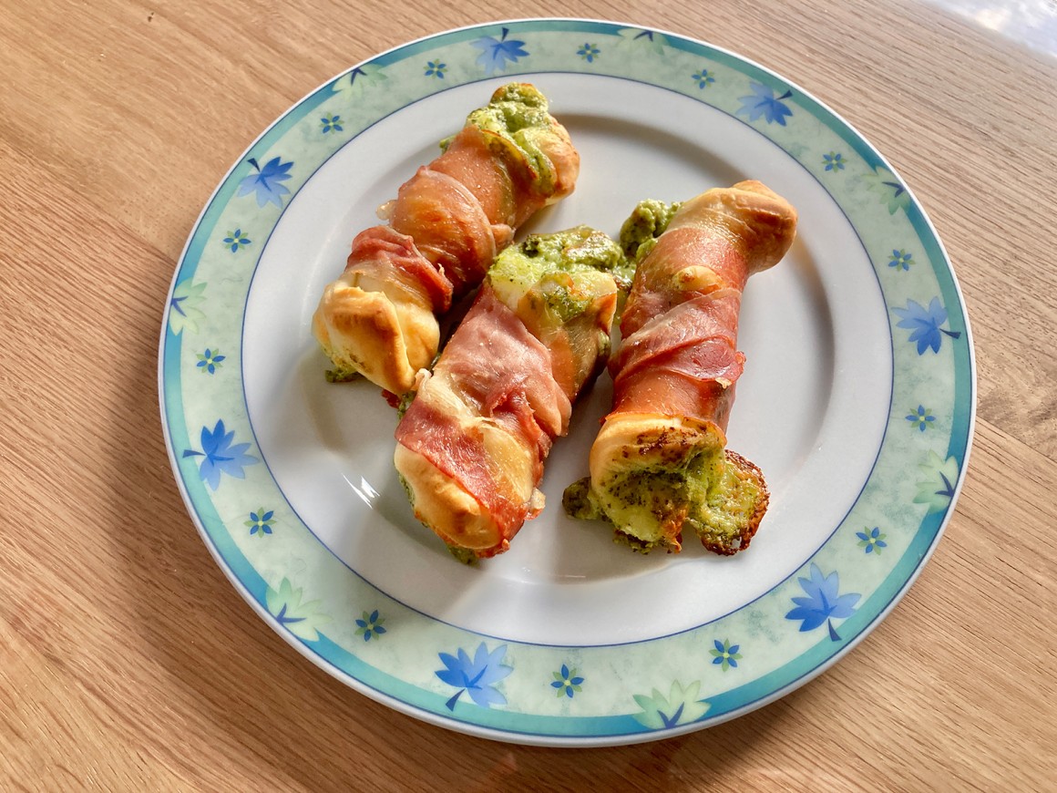 Käse-Schinken-Stangen