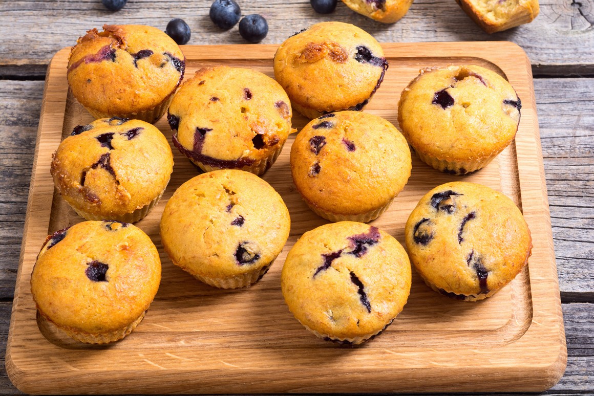Blaubeermuffins vegan