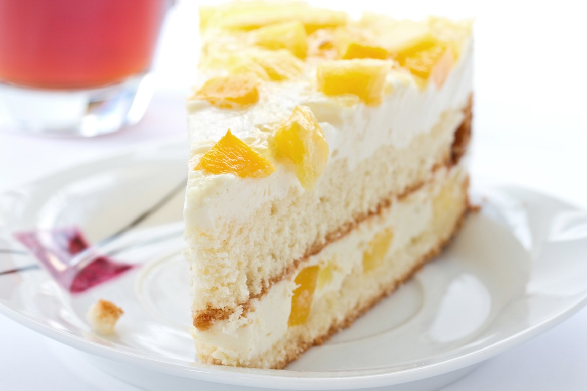 Käsesahnetorte mit Ananas