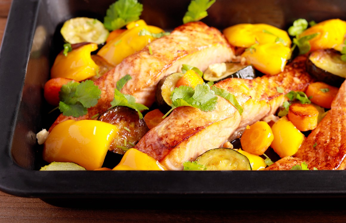 Ofen-Lachs