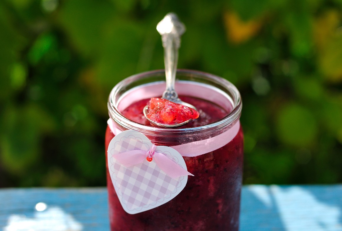 Rote Stachelbeermarmelade